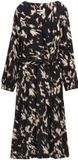 Tom Tailor Wikkeljurk met patroon - Maat 36 - Blurry Animal Design