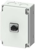 Siemens 3LD Schakelaar, 6-polig, 63A, 63A, SENTRON gesloten, RK5 zekeringsgrootte