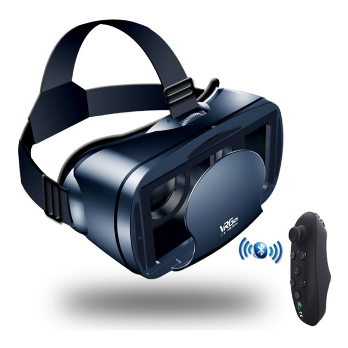 ETVR VR Virtual Reality 3D Bril 120Â° Met Bluetooth Afstandsbediending voor Telefoon