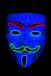 Lichtmasker Anonymous El Wire Lichtmasker