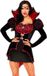 Leg Avenue Bloodsucking Bombshell Dress and Jacket Kostuum - M - Zwart/Rood