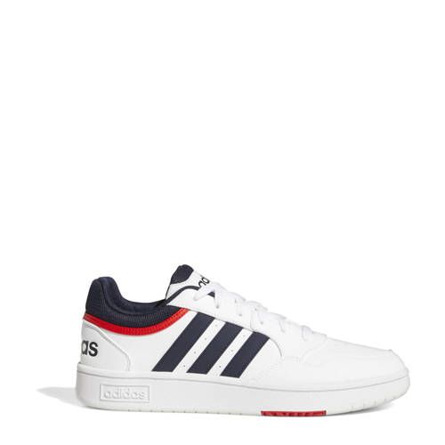 adidas Sportswear Hoops 3.0 Sneakers - Wit/Donkerblauw/Rood