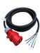 NWP CEE-aansluitkabel 5 m 400 V 16 A, zwart, IP44 5 x 2,5 mm² H07RN-F