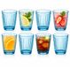 Cosy&Trendy Cosy Moments Drinkglazen Rituals - waterglazen - blauw transparant - glas - set 8x stuks - 320 ml