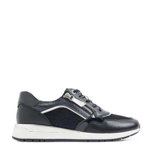 Medicus Medicus comfort leren sneakers donkerblauw