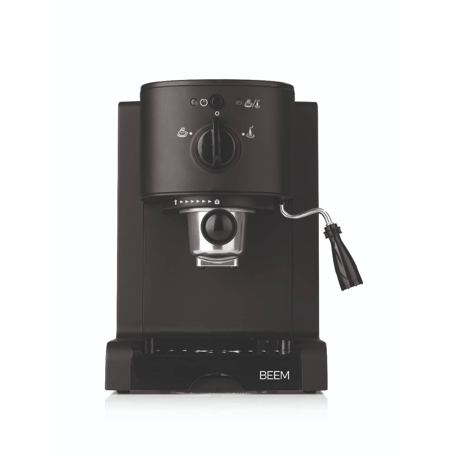 BEEM Espressomachine Portafilter Perfect II - 20 bar – espressoapparaat – koffiezetapparaat - Zwart zwart