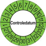 Keuringsstickers Ricard Keuringsstickers Controledatum 2027 | 50 stuks, Ø 35 mm | Buiten Groen