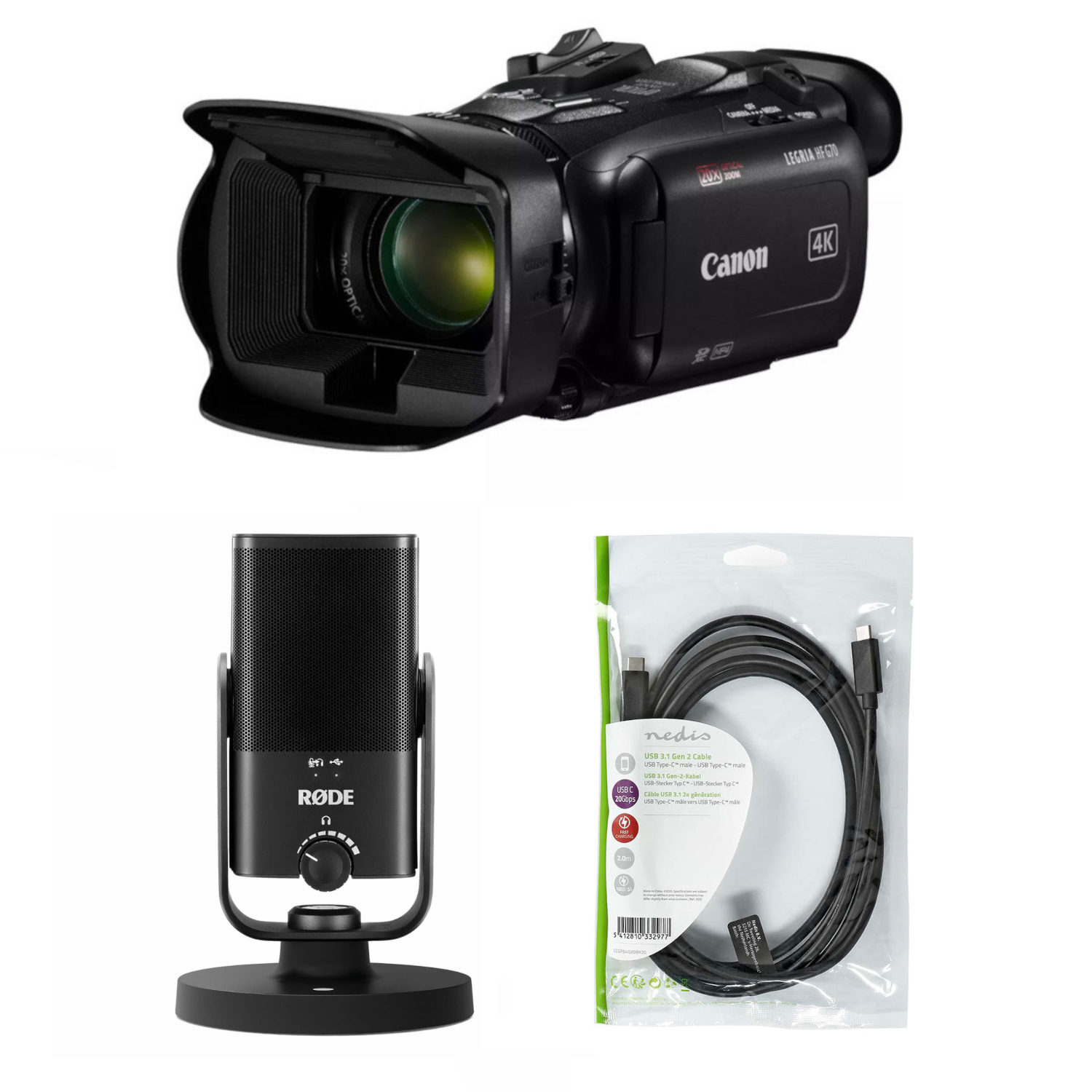 Canon Canon Legria HF G70 videocamera Streaming Kit