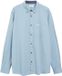 s.Oliver - Hommes - Regular Fit: Chemise à structure fine et col boutonné - Bleu clair - XXL