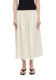 Comma 2180555 midirok voor dames, Lichtbeige