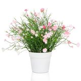 Blafrozzing Kunstmatige nepplanten in pot met roze bloemen nepplanten binnen voor thuiskantoor boekenplank tafel kamerdecoratie