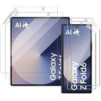 Phonillico® Plastic displaybeschermer voor Samsung Galaxy Z FOLD 6 [Pack 2] Ultradunne antikrasbestendige beschermer
