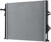 HELLA Radiateur pour refroidissement moteur, avec ailettes de refroidissement soudées, dimensions 565 x 488 mm, adapté entre autres pour BMW Série 4