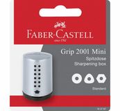 Faber-Castell Grip 2001 Mini puntenslijper - Zilver