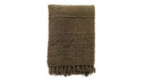 Dutch Decor - SENNA - plaid 140x180 cm - 100% gerecycled - Military Olive - groen