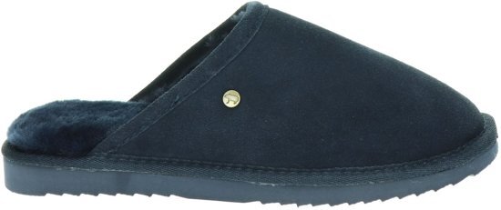 Warmbat Heren Pantoffels Classic Suede - Blauw - Maat 40