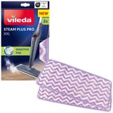 Vileda Steam Plus Pro XXL Sensitive Microvezelpads - Set van 2