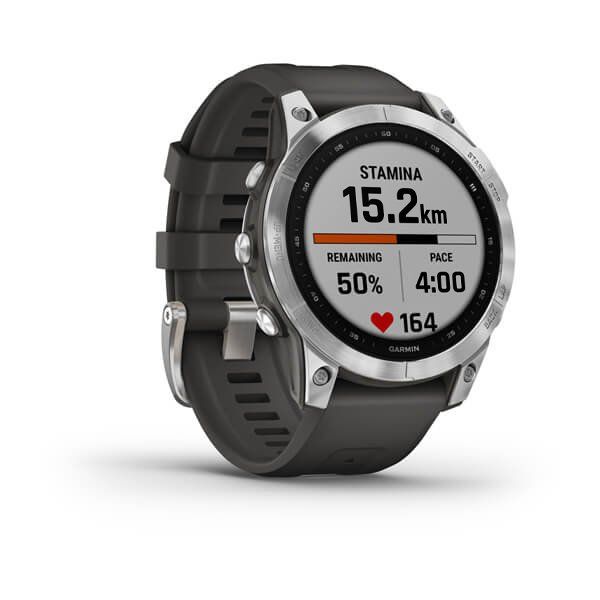 Garmin fenix 7 Smartwatch - 1.3" MIP Display - GPS - Silver