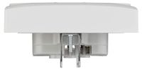 DEBFLEX - 2P+T Dubbel / 1-voudig stopcontact - 16A wandcontactdoos met aarde en omgekeerde putten - Inbouwinstallatie - Wit - 88 x 85 x 45 mm