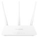 Merkloos Router router wifi router - 300 Mbit/s - 3 LAN-poorten - Drie antennes - Wit