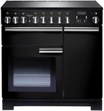 Rangemaster Professional Deluxe 90 Induction Vrijstaand fornuis | Zwart | 5 kookzones | A