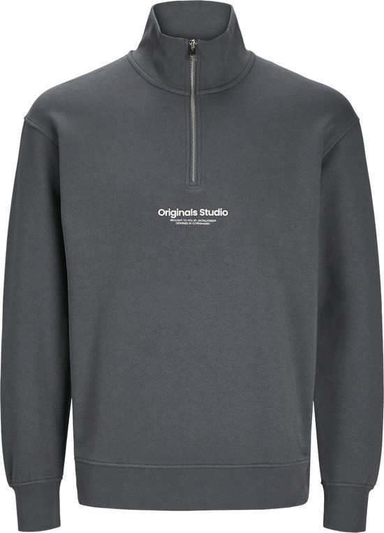 Jack & Jones Jorvesterbro Sweat Quarter Zip - Iron Gate - L