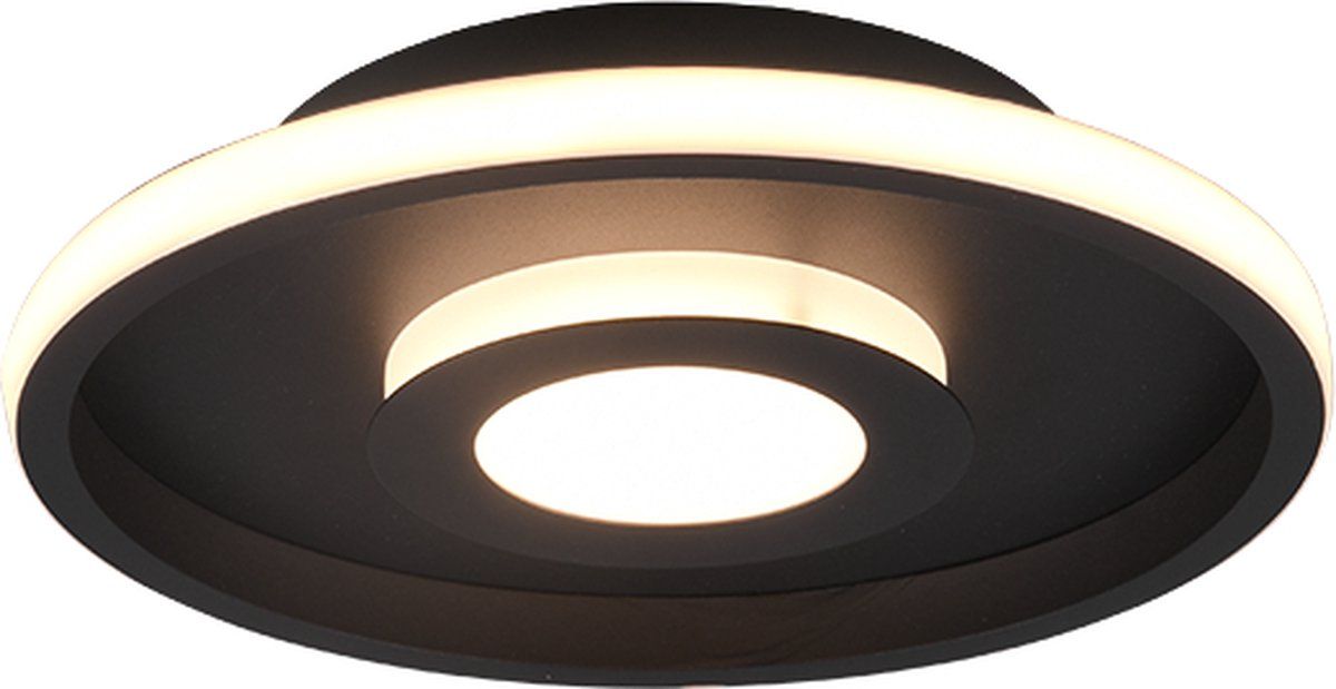 TRIO LEUCHTEN Ascari Plafondlamp - 3 stappen dimbaar - IP44 - Mat Zwart