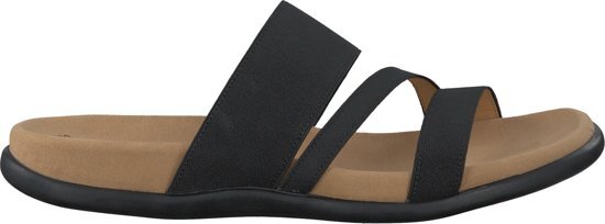 Gabor Dames Slippers 702 - Zwart - Maat 44