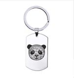 MC Living KadoExpress Sleutelhanger RVS - Panda