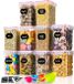 Bol Boîtes de rangement pour cuisine - 16 pièces hermétique en plastique - alimentaire avec couvercle scellé - conservation de céréales pâtes - animaux de compagnie - rose
