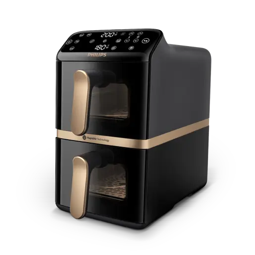 Philips 4000-serie Airfryer met dubbele mand NA462/70R1