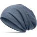 Caspar MU137 Beanie Mütze mit Strass und warmem Flanell Stoff