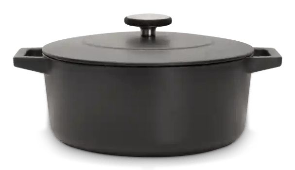Boretti Solido Dutch Oven - 26 cm - Zwart - Gietijzer