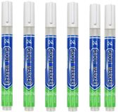 Inf DRAGON ECOM INTERNATIONAL LIMITED Tegelvoegstift 6-Pack: Waterdichte Voegreparatiemarker voor Tegelrestauratie White