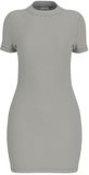 Guess Vrouwen fluwelen jurk Paulina Kort Dusty Fog M