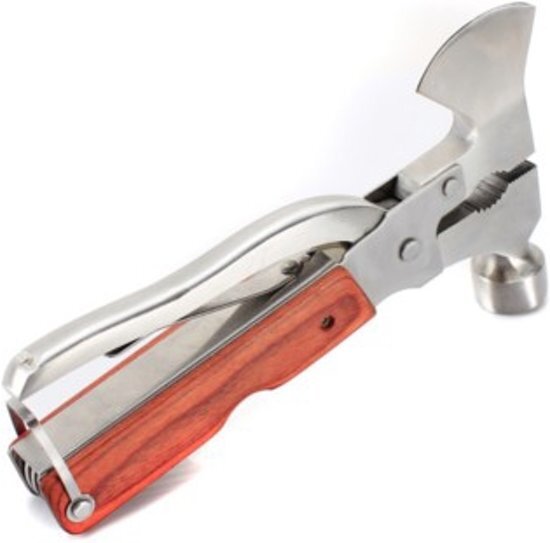 CheapOutdoor Multitool bijl met hamer in een 6 tools