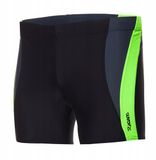 ZAGANO Zwembroek Heren XL Zwart/Groen Colorblock