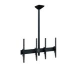 Hagor comPROnents® Menuboard plafondbevestiging voor 2 beeldschermen 46-65" portret| max. VESA 400x600