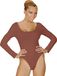 Widmann - Unicolor Body Volwassen Met Knoopsluiting - Bruin - XL