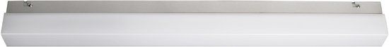 Osram LED Vierkante badkamer wand-/plafondlamp met Click-CCT in wit van aluminium, kleurtemperatuur instelbaar via wandschakelaar, IP44 beschermingsgraad, opbouwlamp voor binnengebruik
