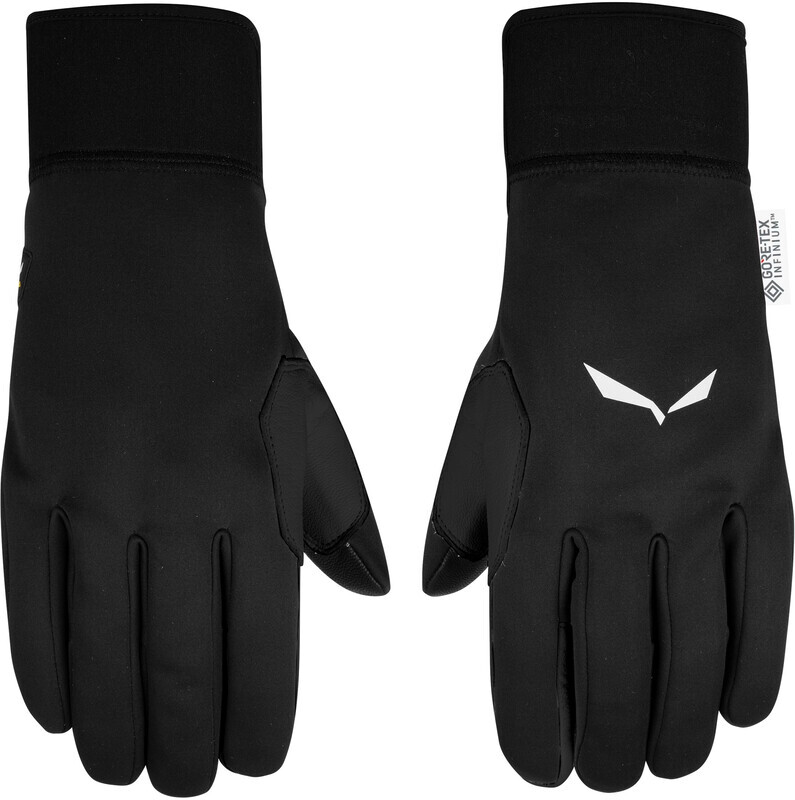 SALEWA SALEWA Sesvenna WS Grip Handschoenen, zwart/wit 2023 XS | 6 Softshell Handschoenen
