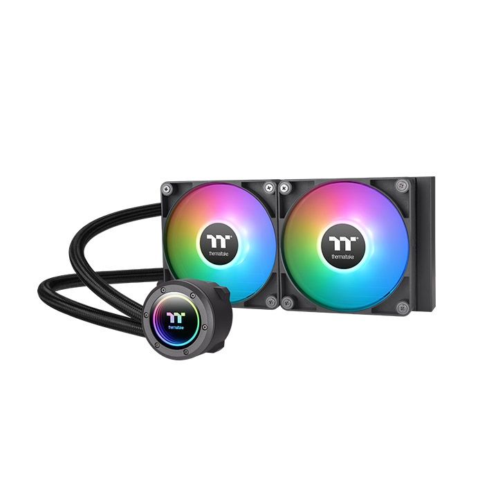 Thermaltake TT TH240 ARGB Processor Alles-in-één vloeistofkoeler 12 cm Zwart