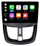 Android autoradio met 8 inch scherm en 256 GB opslag, geschikt voor Peugeot 207 (2006-2014), met CarPlay, navigatie, Bluetooth en stuurwielbediening, inclusief GPS