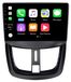 Android autoradio met 8 inch scherm en 256 GB opslag, geschikt voor Peugeot 207 (2006-2014), met CarPlay, navigatie, Bluetooth en stuurwielbediening, inclusief GPS