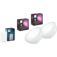 Philips Hue Go 2-pack White and Color + dimmer