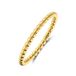 Lucardi Dames Stalen goldplated ring bolletje 2,5mm