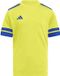 Adidas Squadra 25 T-shirt Met Korte Mouwen Geel 5-6 Years Kinderen