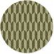 Paillasson Motif - Abstrait - Vert - Avions 120x120 cm
