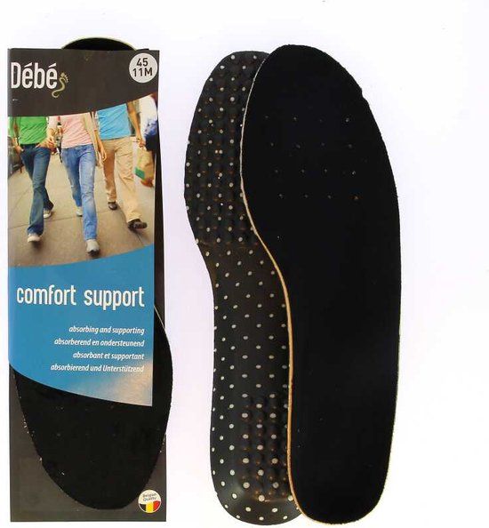 DEBE Comfort support Inlegzolen - Microvezel - Maat 38 - Unisex