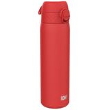 ION8 Lekvrije slanke waterfles, roestvrij staal, rood, 600 ml